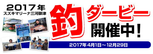 2017年釣ダービー開催中!